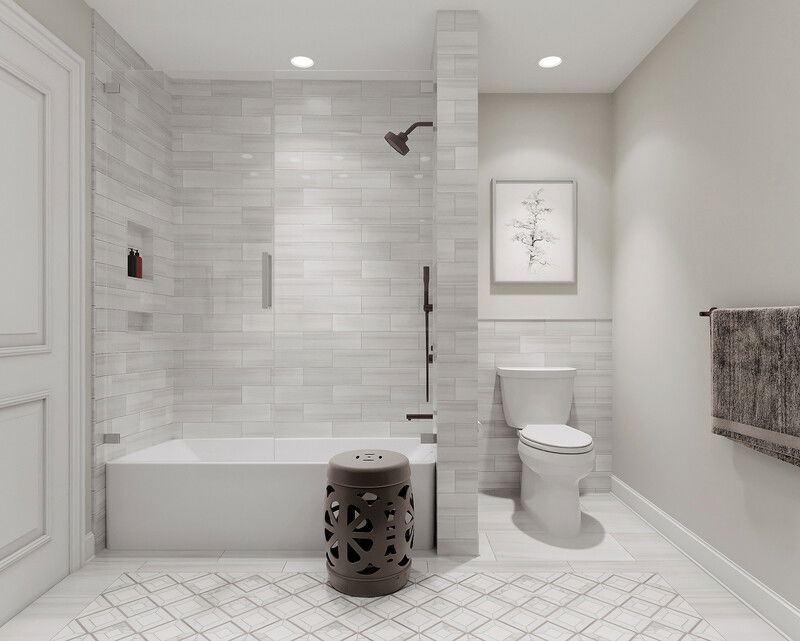 Modelo 3D de Baño por Diseñador Online 2
