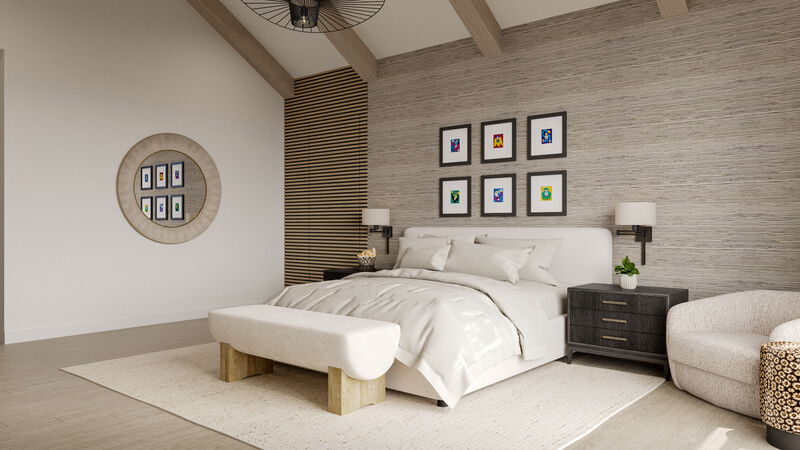 Online Designer Bedroom 3D Model 3