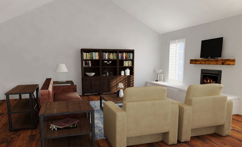 Online Designer Living Room 3D Model 3