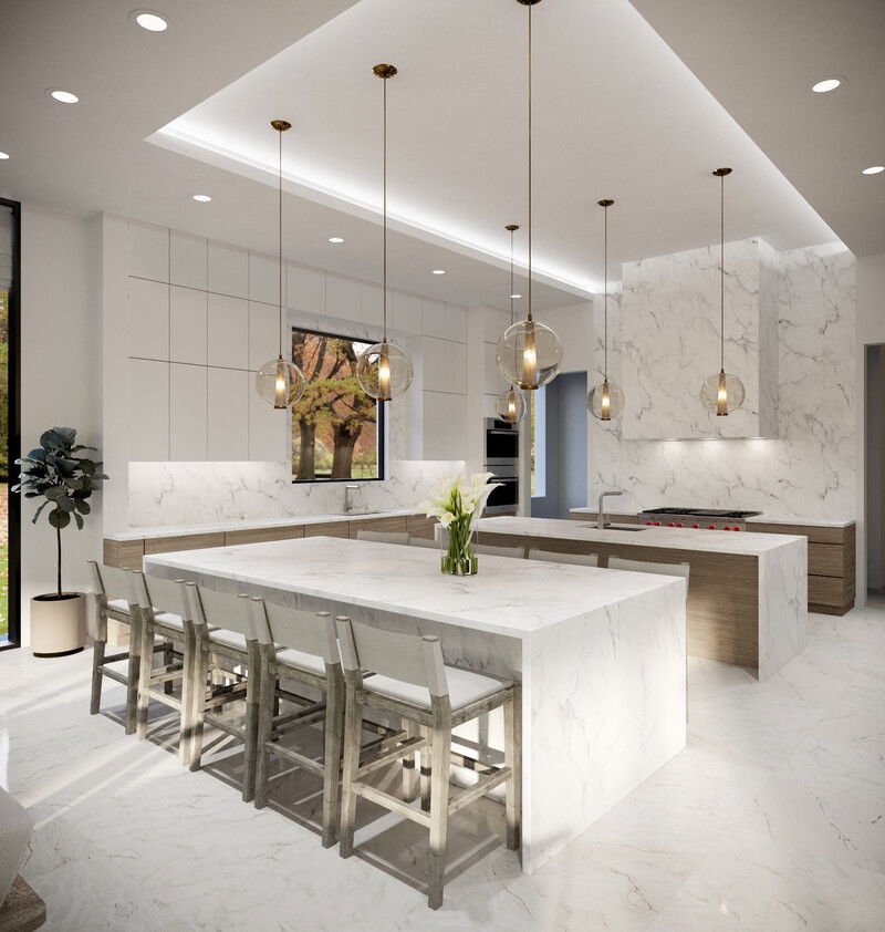 Online Designer Kitchen 3D Model 3
