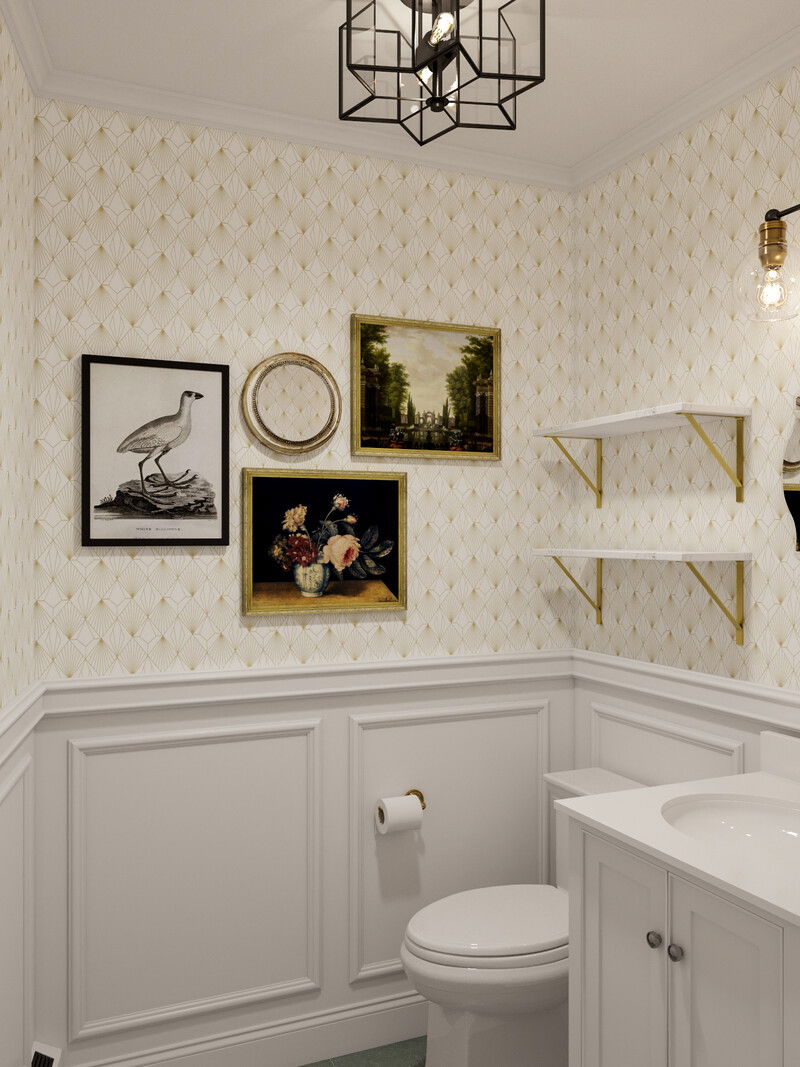 Online Designer Bathroom 3D Model thumbnail2
