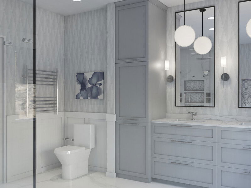 Online Designer Bathroom 3D Model 6