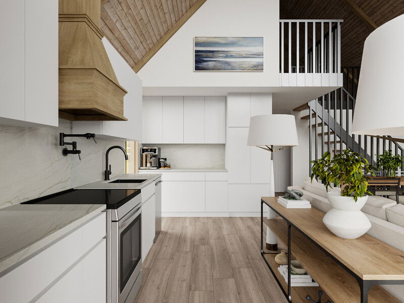 Modelo 3D de Cocina de Diseñador en Línea 1