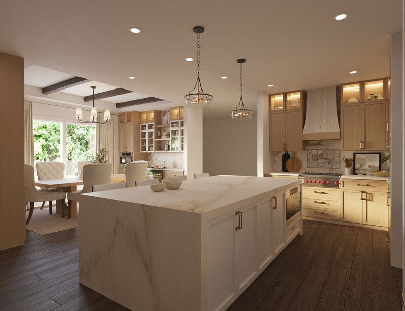 Modelo 3D de Cocina de Diseñador en Línea 5