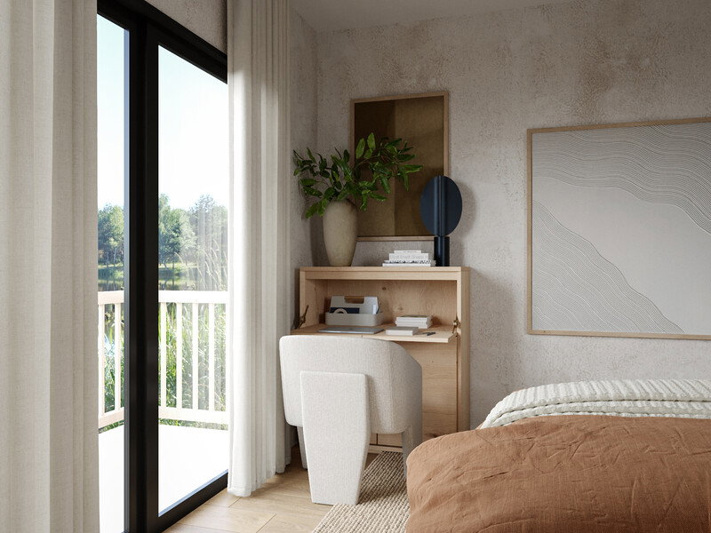 Miniatura del Modelo 3D de Dormitorio de Diseñador en Línea 4