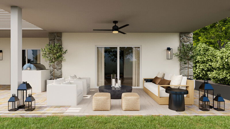 Online Designer Patio 3D Model 1