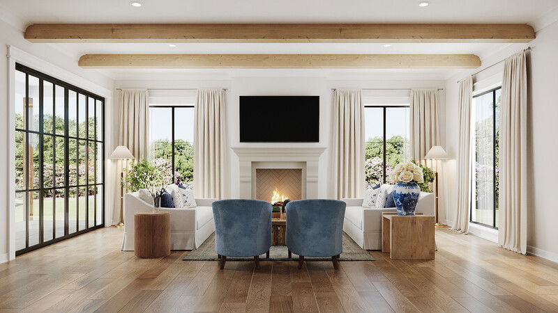 Online Designer Living Room 3D Model 1