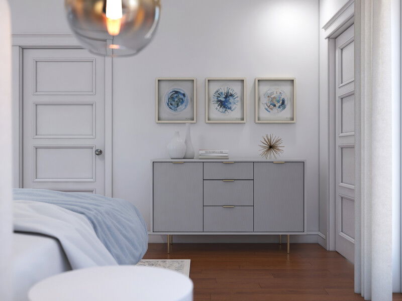 Modelo 3D de dormitorio de diseñador en línea 4