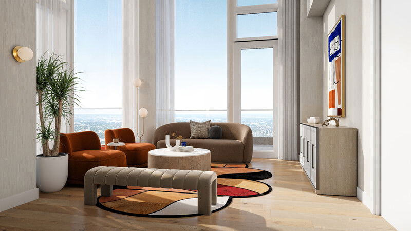 Modelo 3D Combinado Sala/Comedor Diseñador Online 6