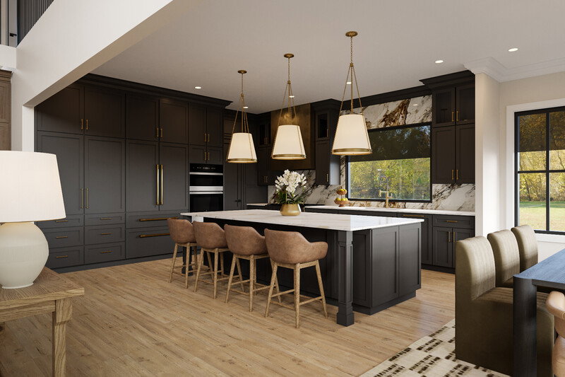 Online Designer Kitchen 3D Model thumbnail1