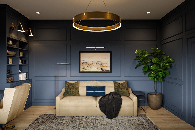 Online Designer Home Office 3D Model thumbnail3