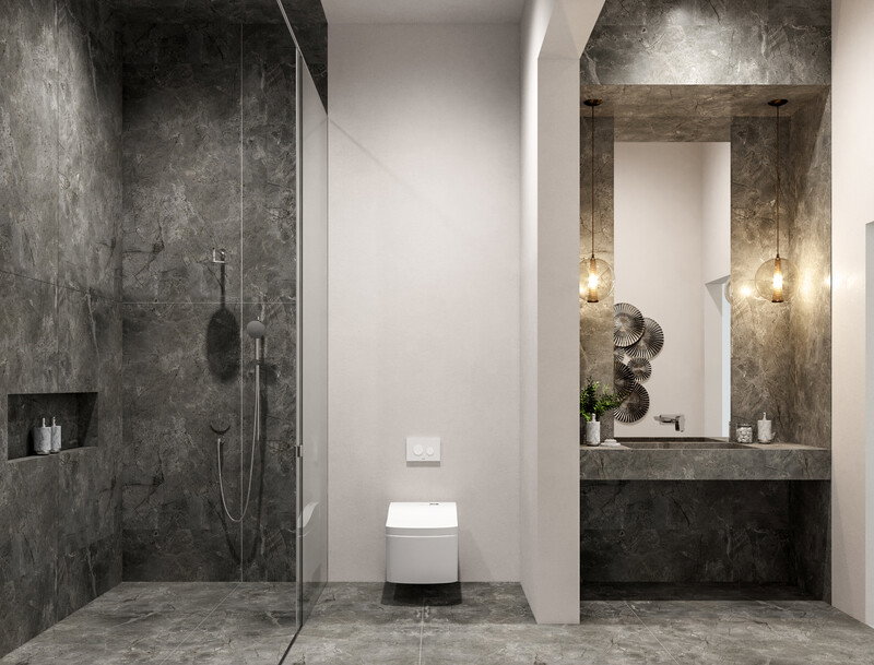 Miniatura del Modelo 3D del Baño del Diseñador en Línea 2