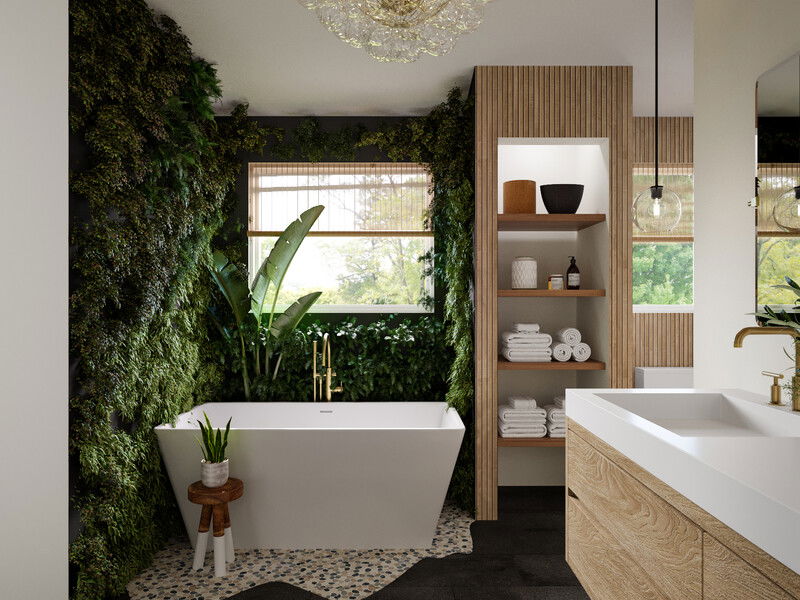 Modelo 3D de Baño por Diseñador Online 3
