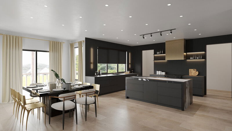 Modelo 3D de Cocina de Diseñador en Línea 3