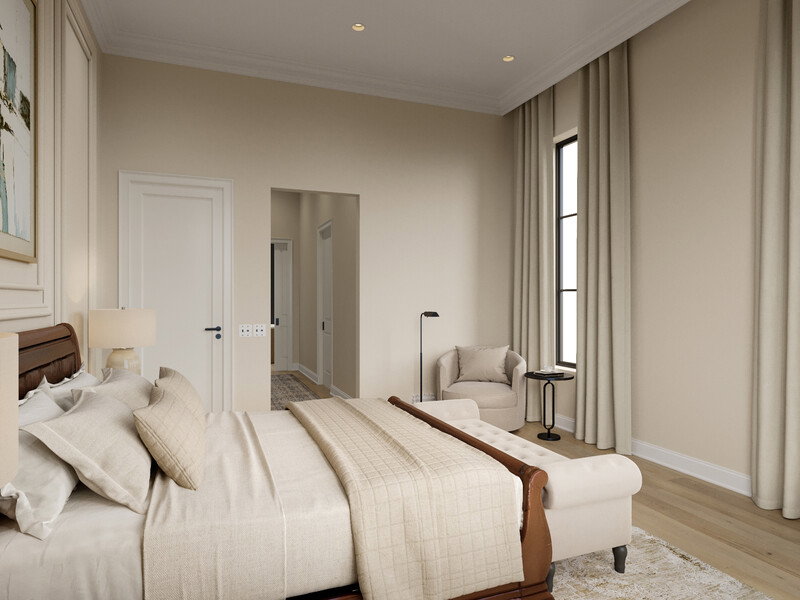 Online Designer Bedroom 3D Model 6