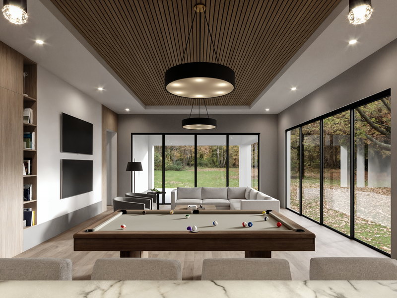 Online Designer Combined Living/Dining 3D Model 3