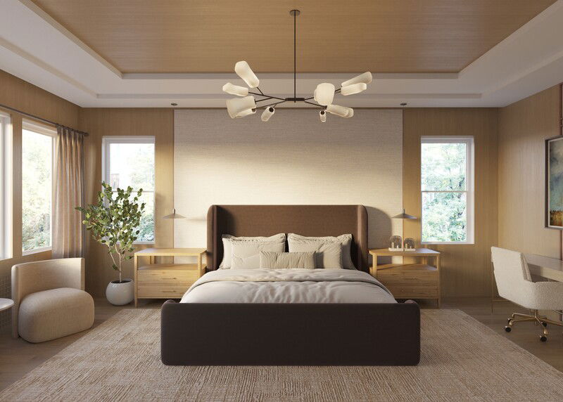 Online Designer Bedroom 3D Model 3