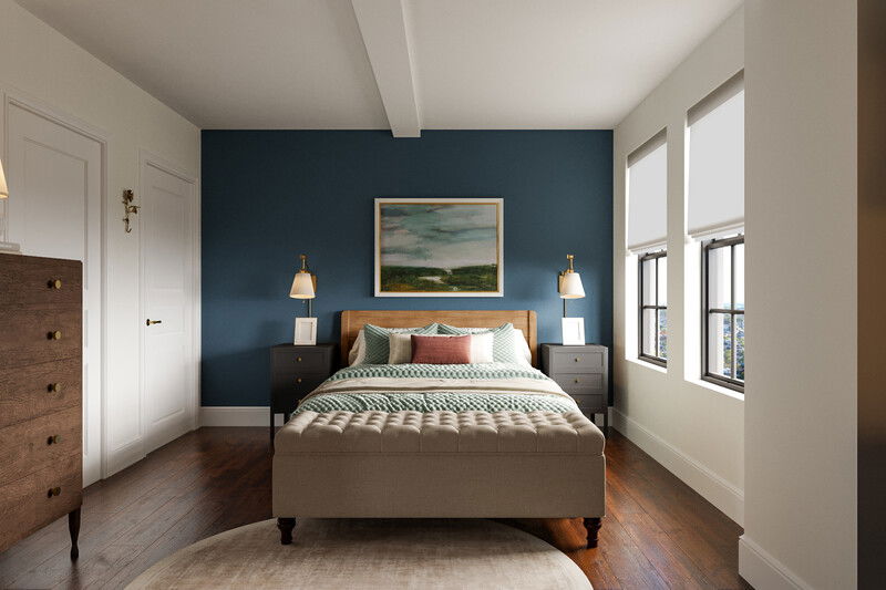 Online Designer Bedroom 3D Model 3