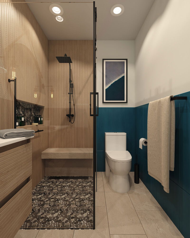 Online Designer Bathroom 3D Model 1