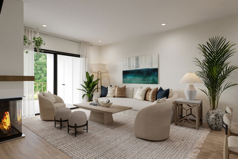 Online Designer Combined Living/Dining 3D Model 3