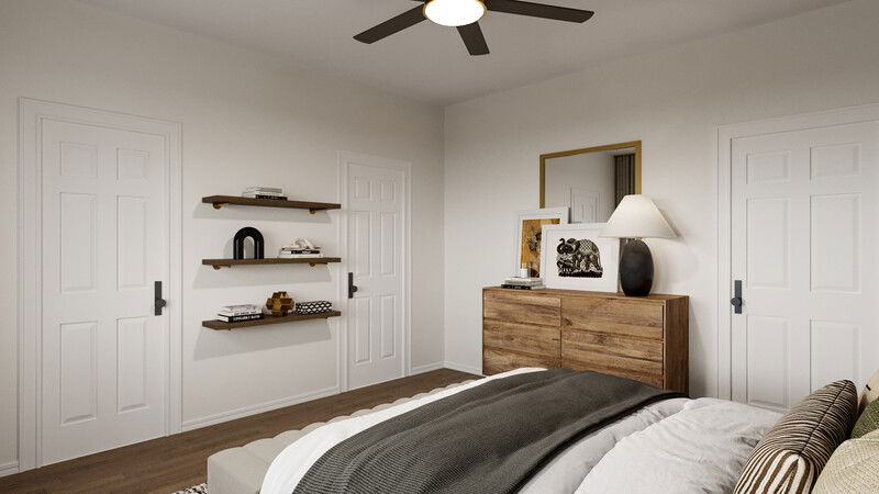 Online Designer Bedroom 3D Model 3