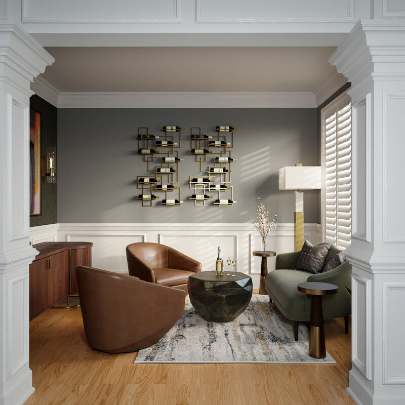 Online Designer Living Room 3D Model 1