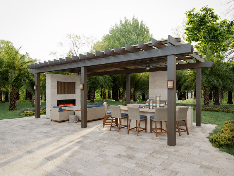 Modelo 3D de Patio de Diseñador Online 2
