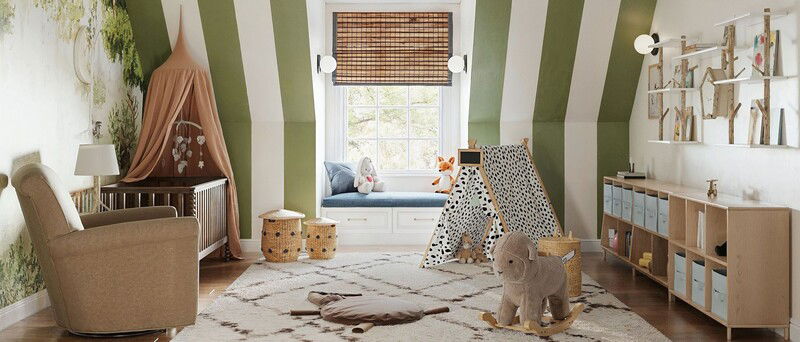 Adorable Forest Themed Nursery | Decorilla
