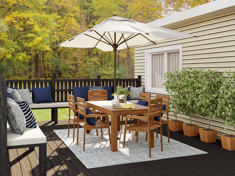 Online Designer Patio 3D Model thumbnail2