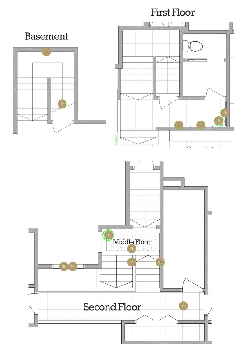 Online Designer Hallway/Entry Floorplan