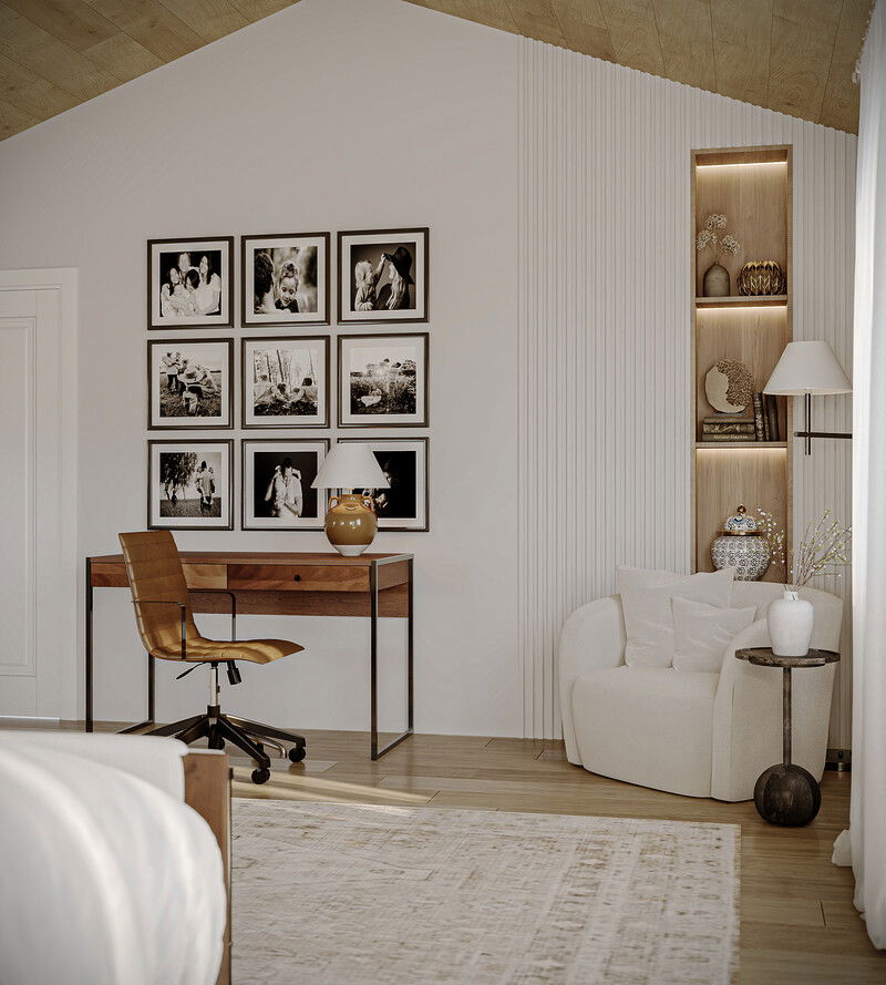 Online Designer Bedroom 3D Model 2