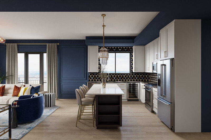 Online Designer Kitchen 3D Model thumbnail3