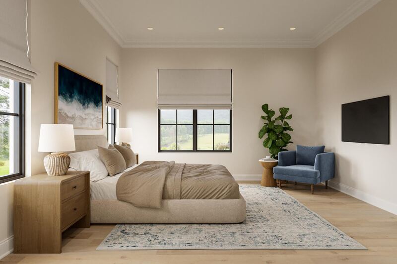 Online Designer Bedroom 3D Model 2
