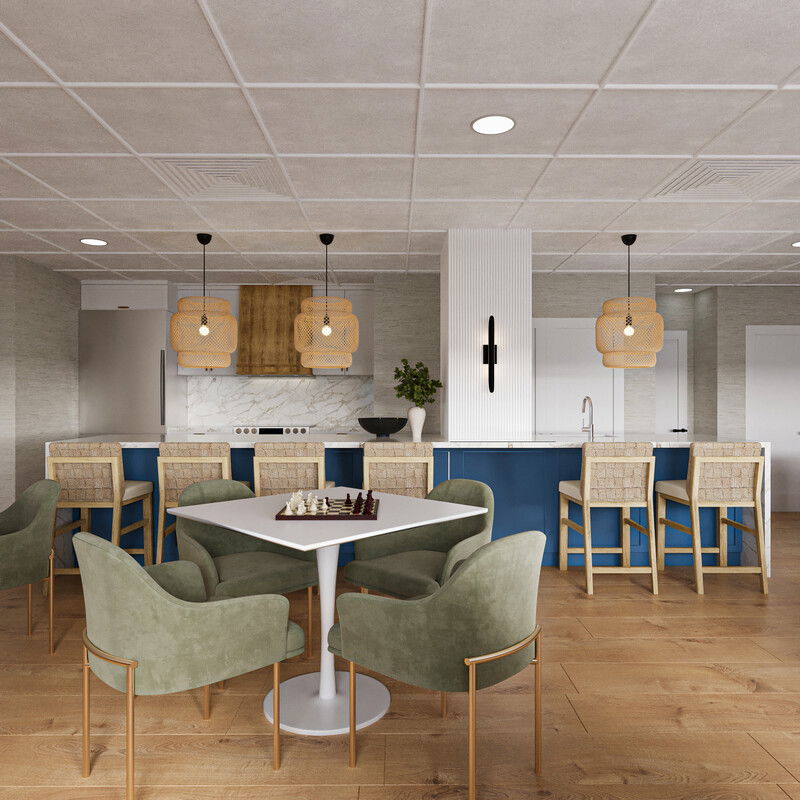 Online Designer Combined Living/Dining 3D Model thumbnail2