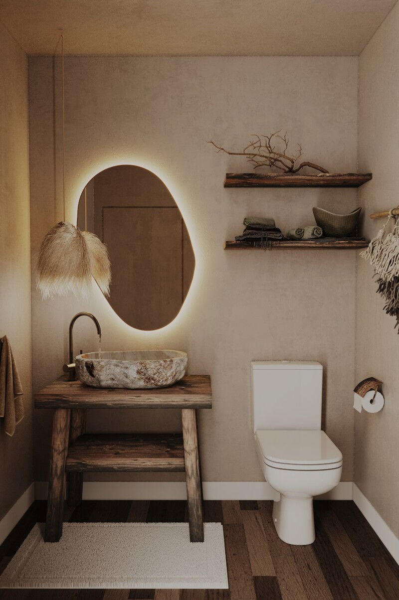 Online Designer Bathroom 3D Model 3