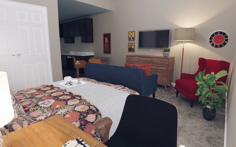 Modelo 3D del Estudio de Diseñador en Línea 1