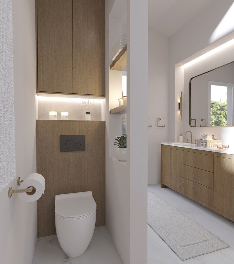 Modelo 3D de baño de diseñador en línea 5