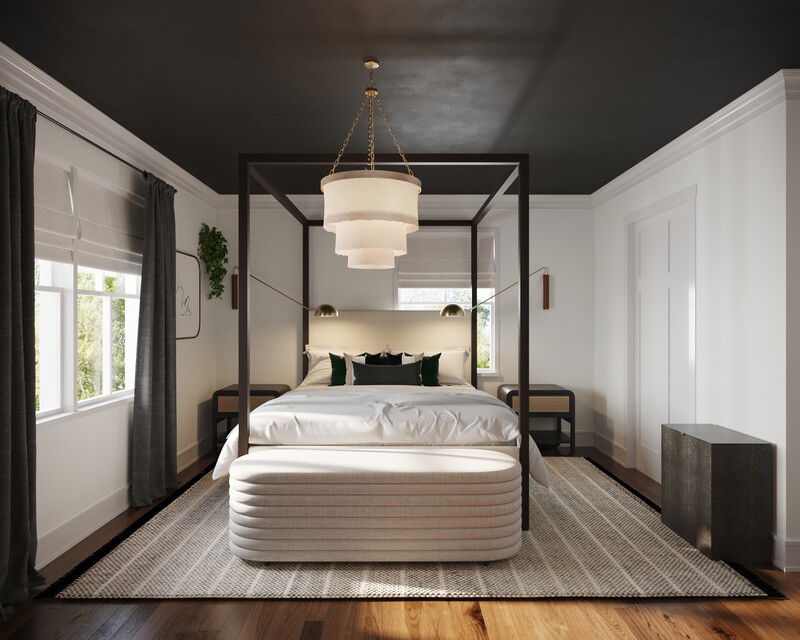 Online Designer Bedroom 3D Model thumbnail3