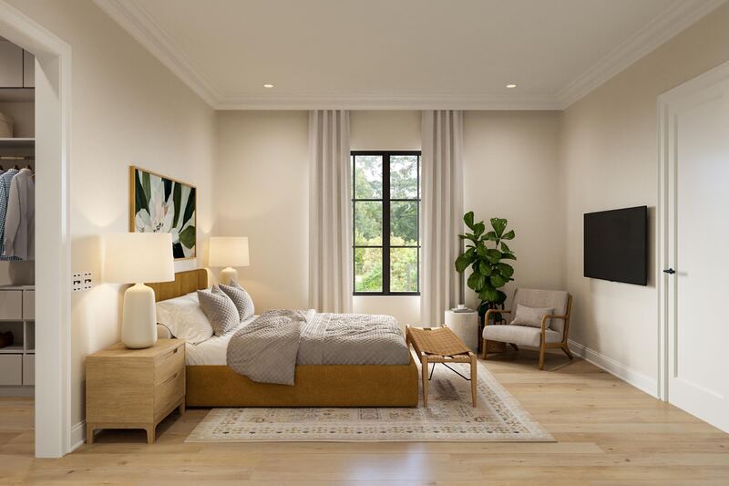 Online Designer Bedroom 3D Model 5