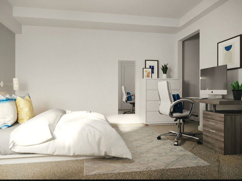 Online Designer Bedroom 3D Model 3