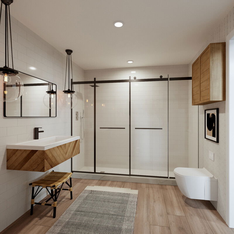 Modelo 3D de Baño por Diseñador Online 1