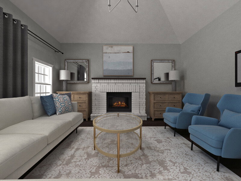 Online Designer Living Room 3D Model thumbnail4
