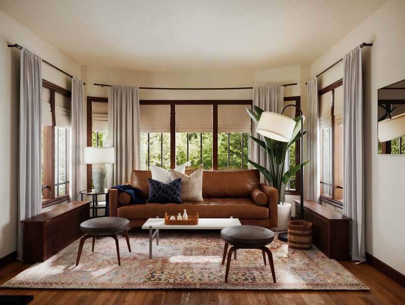 Online Designer Living Room 3D Model 3