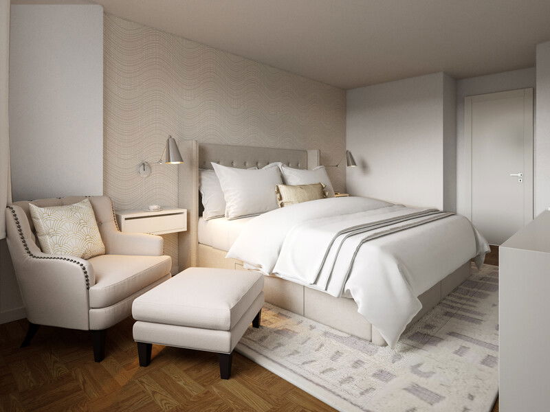 Modelo 3D de Dormitorio del Diseñador en Línea 2