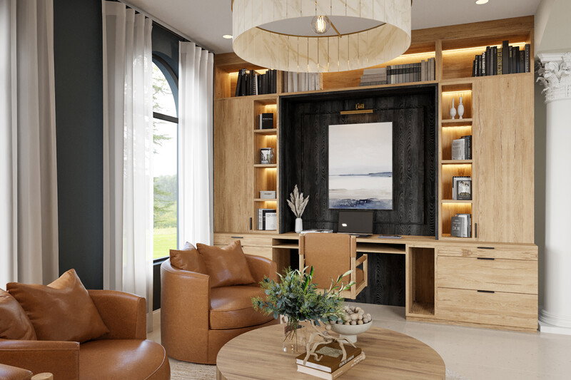 Online Designer Home Office 3D Model 6