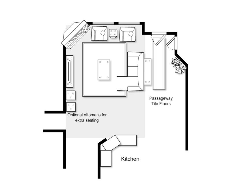 Online Designer Living Room Floorplan