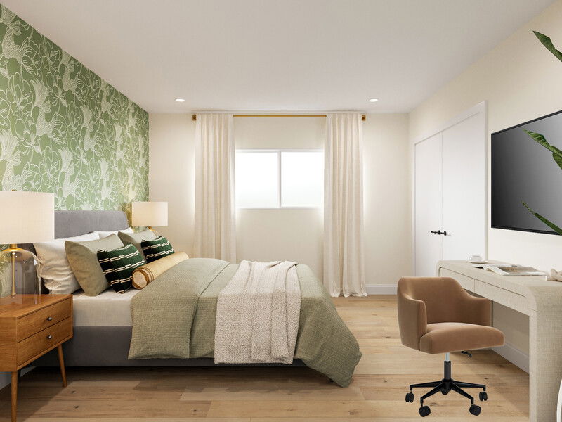 Online Designer Bedroom 3D Model 1