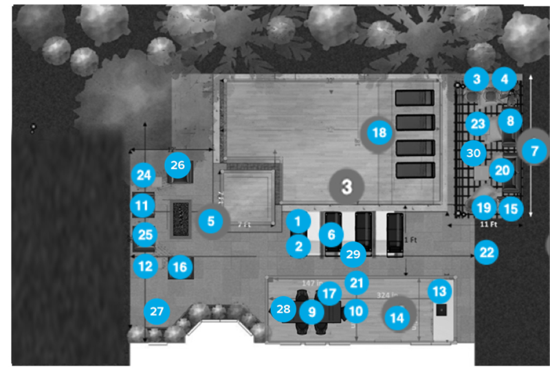 Online Designer Patio Floorplan