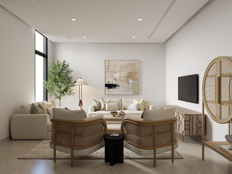 Online Designer Living Room 3D Model 2