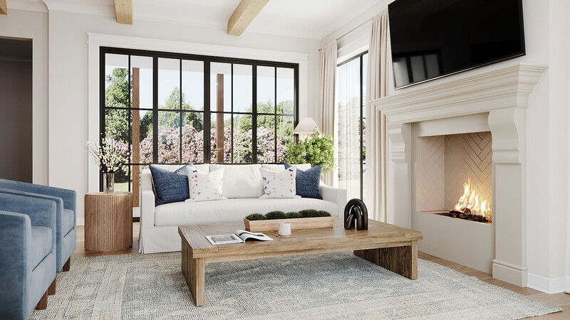Online Designer Living Room 3D Model 2
